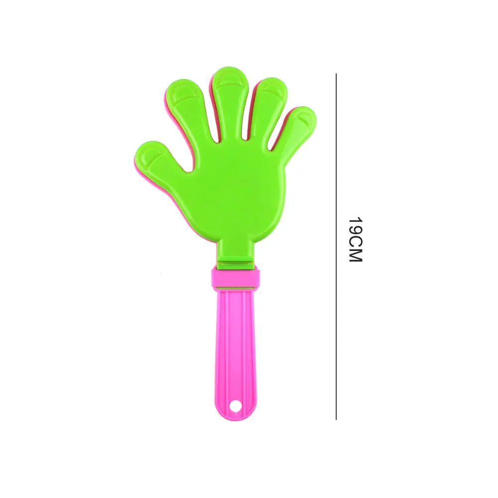 1Pc 19cm Fashion Colorful Hand Clapper Concert Party Cheerleading Cheering Props Children Small Clap Your Hands Clapping Toy