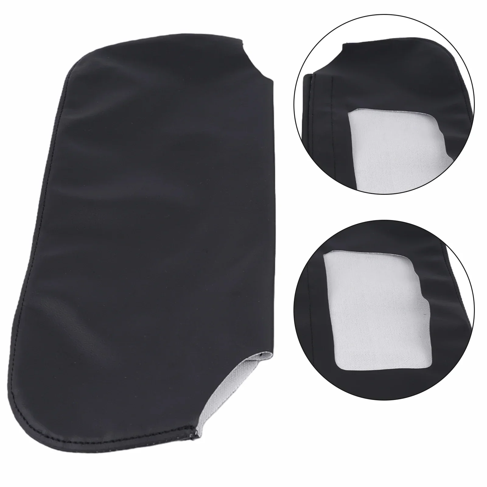 Stylish Black Sun Visor Cover Skin for Chevrolet For Camaro For Firebird 9302 Microfiber Leather Easy Installation
