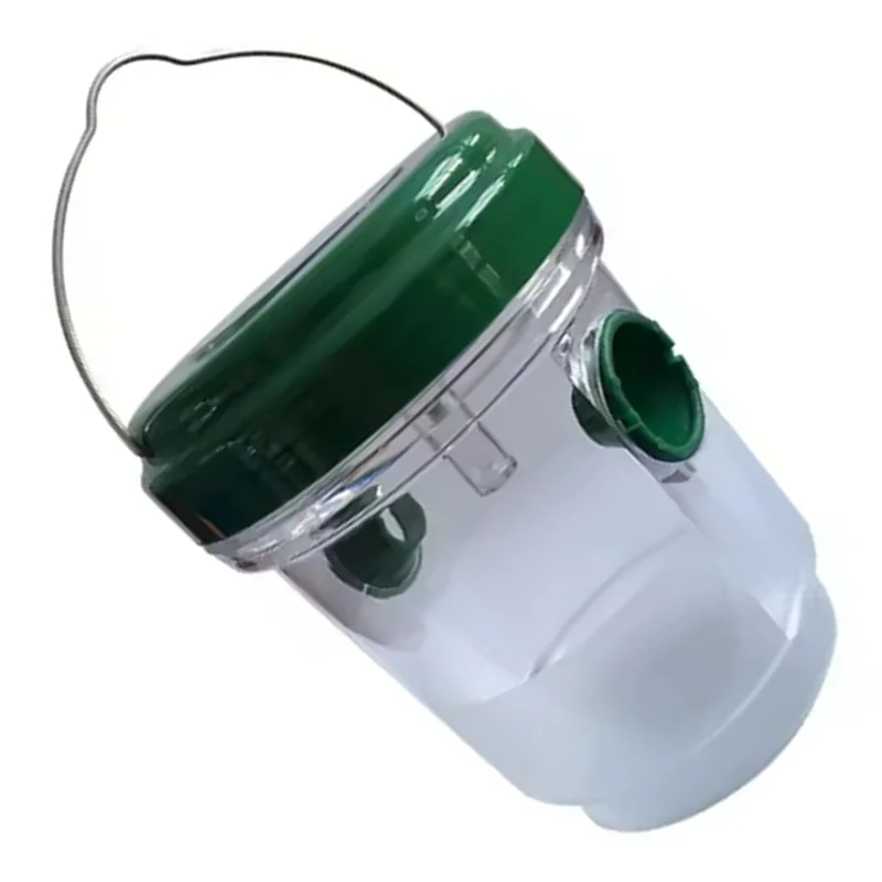 

LNHF 2Pc Reusable Solar Wasp Traps, Hanging Yellow Jacket Trap For Hornets Flying Insects Killer