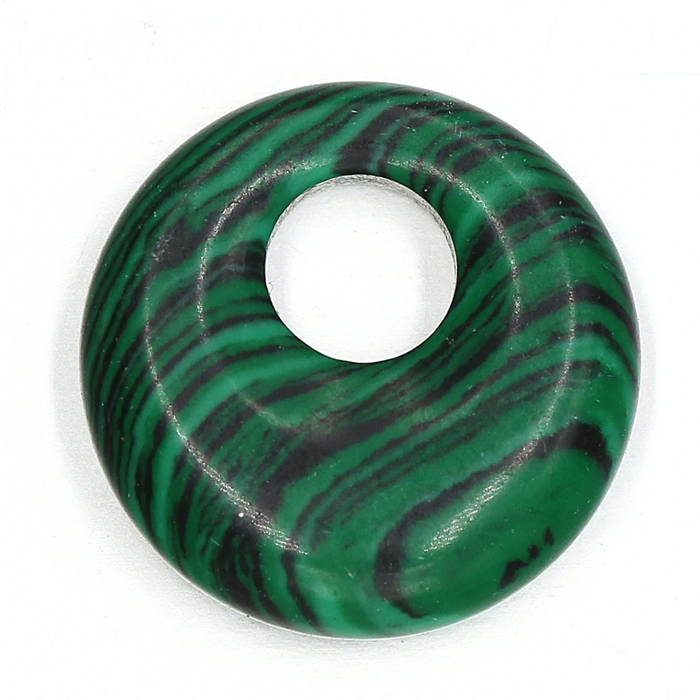 Natural Stone Green Aventurine Agate Amethyst Opal Large Hole Beads DIY for Making Jewelry Accessories Gift 18mm Hole 5.5mm