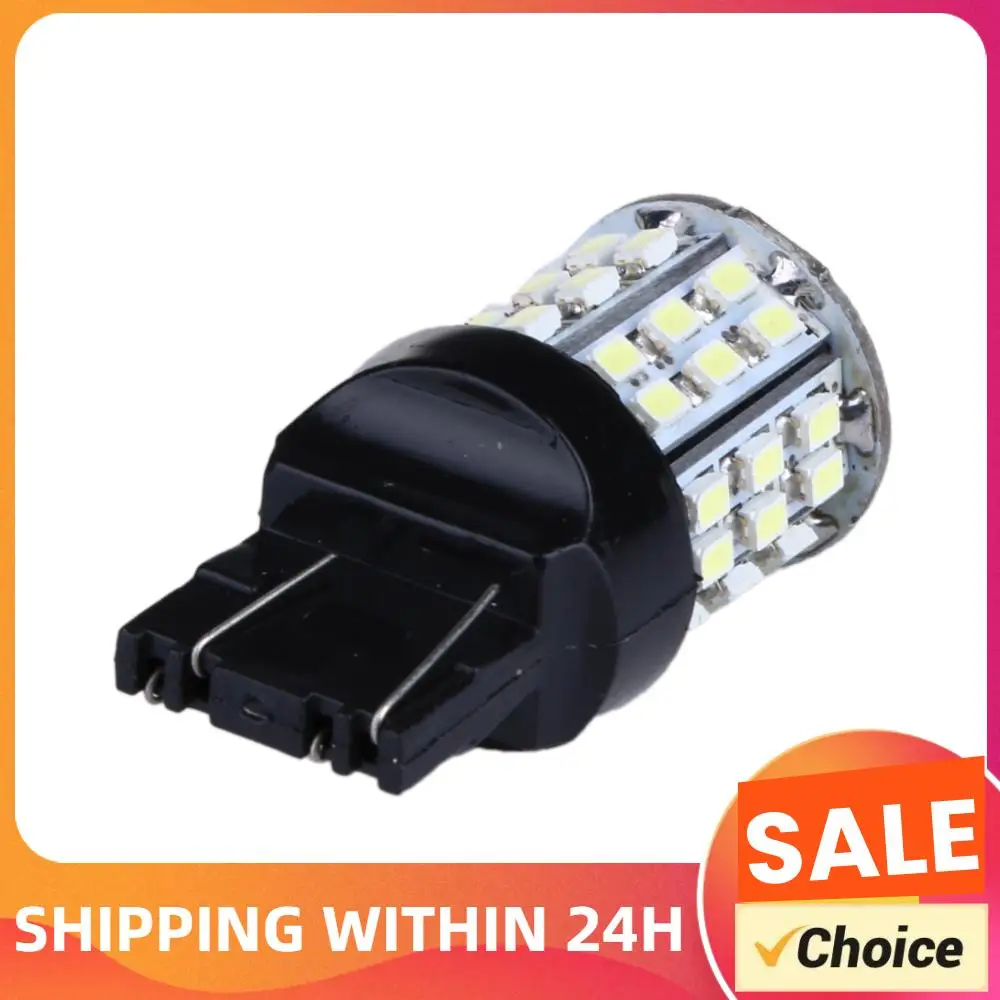 

2pcs T20 W21W 7443 7440 LED 64-SMD 1206 LED for Car Bulbs 12V Brake Signal Lamp Brake Reverse Parking Light 64-SMD White