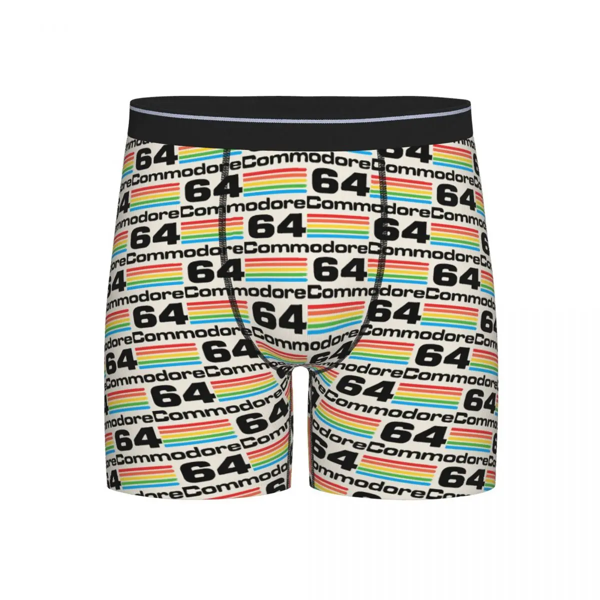

Long Boxer Underpants Shorts Commodore Amiga C64 Logo Computer Panties Men Breathable Underwear for Homme Man Boyfriend Gifts