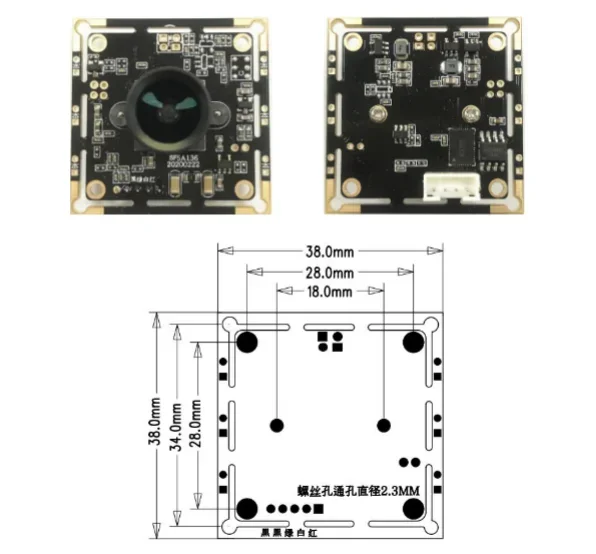 kleine USB Web Camera Module module Camera naar USB 5Mp CCTV Camera
