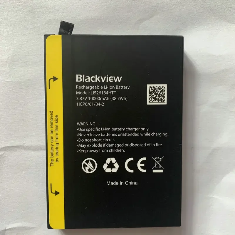 Original Battery for Blackview BV8900 Bateria for Blackview BV8900 Pro 10380mAh Helio P90 6.5