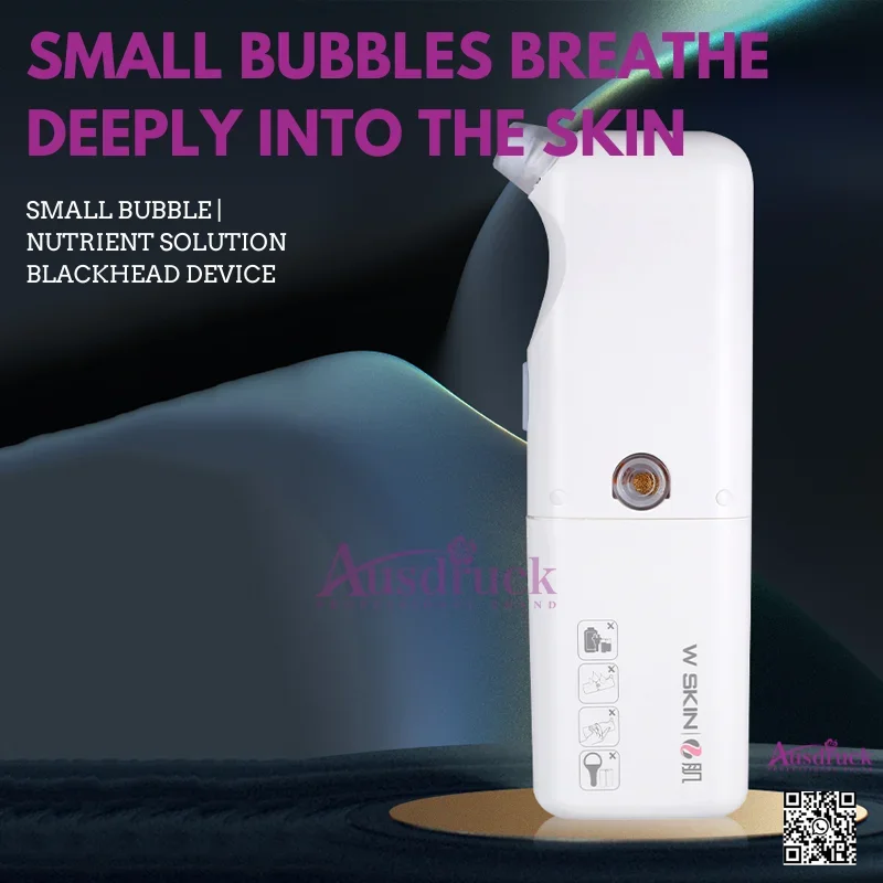 

Small Bubble Blackhead Removal Device Pore Cleaning, Moisturizing and Rejuvenating Home Portable Facial Beauty Device