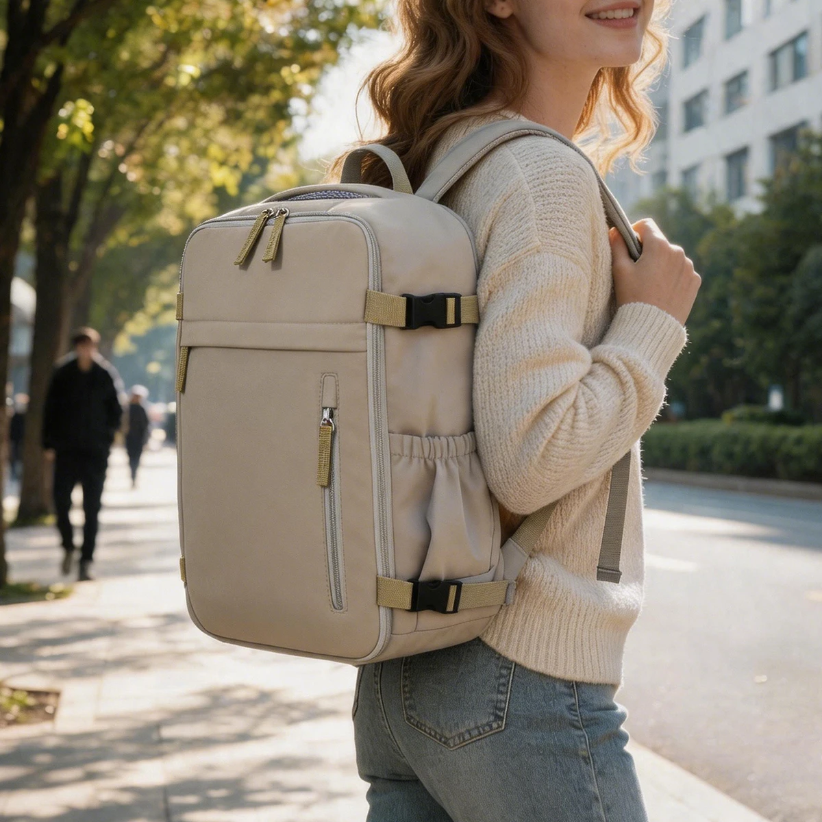 German Short-Distance Business Trip Luggage Bag, Backpack for Girls, Large-Capacity Travel Backpack, College Student Computer Bag, School Bag for Men