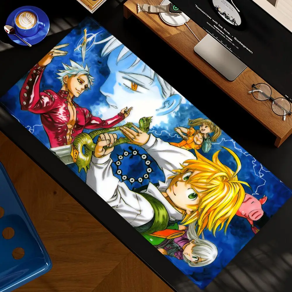 The S-Seven Deadly S-Sins Mouse Pad XXL Computer Accessories Large Keyboard Laptop Table Pad The New Product Gamer Gaming