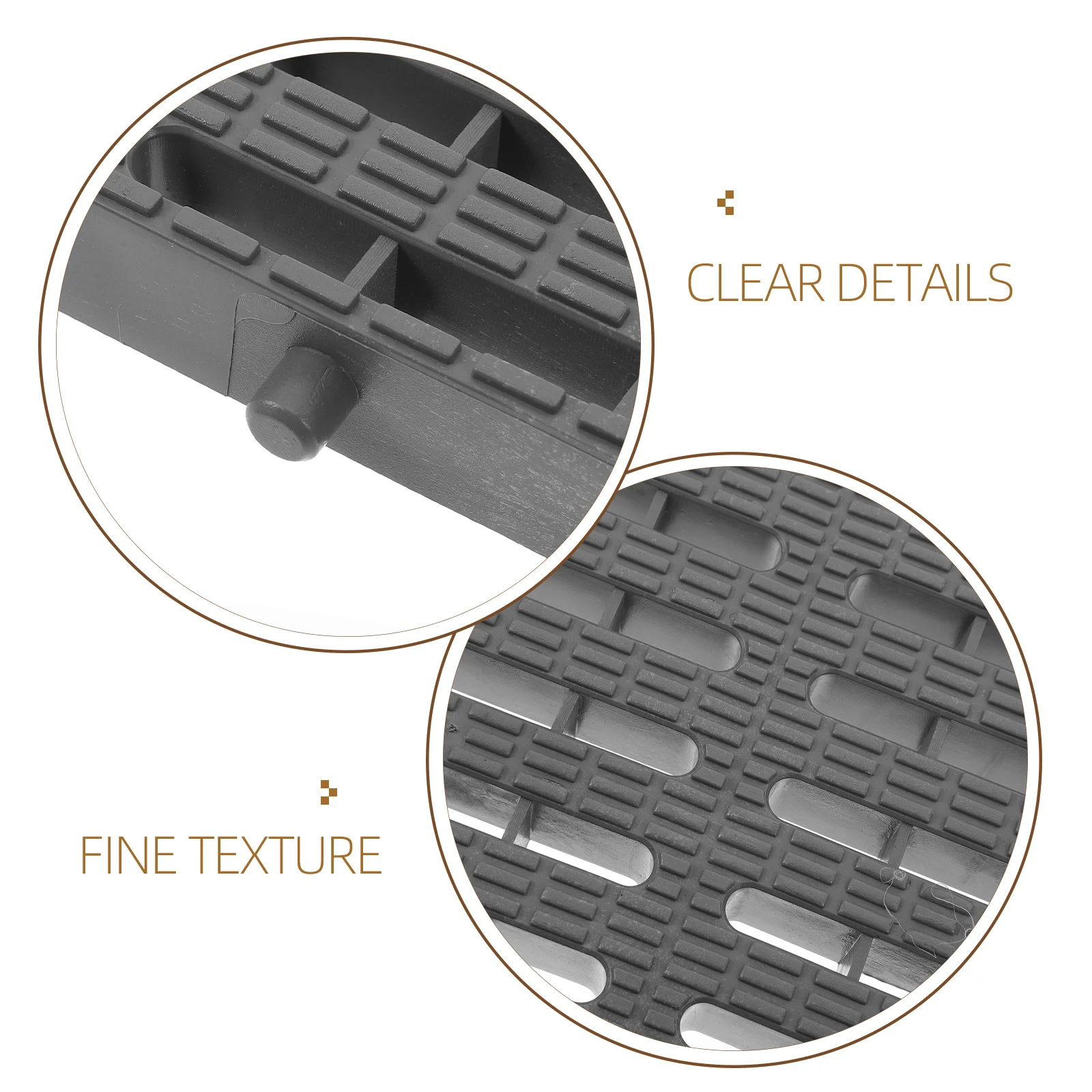 Kunststoff-Grabenabflussabdeckung für Küche und Außenbereich, langlebig, Auffahrt, Kanalablaufrost, Hofgebrauch, Kanalabdeckung