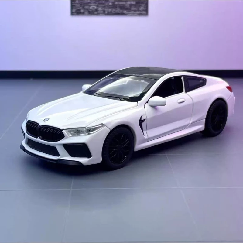 

1:32 BMW M8 IM Supercar Alloy Diecasts & Toy Vehicles Metal Toy Car Model Sound and light Collection Kids Toy
