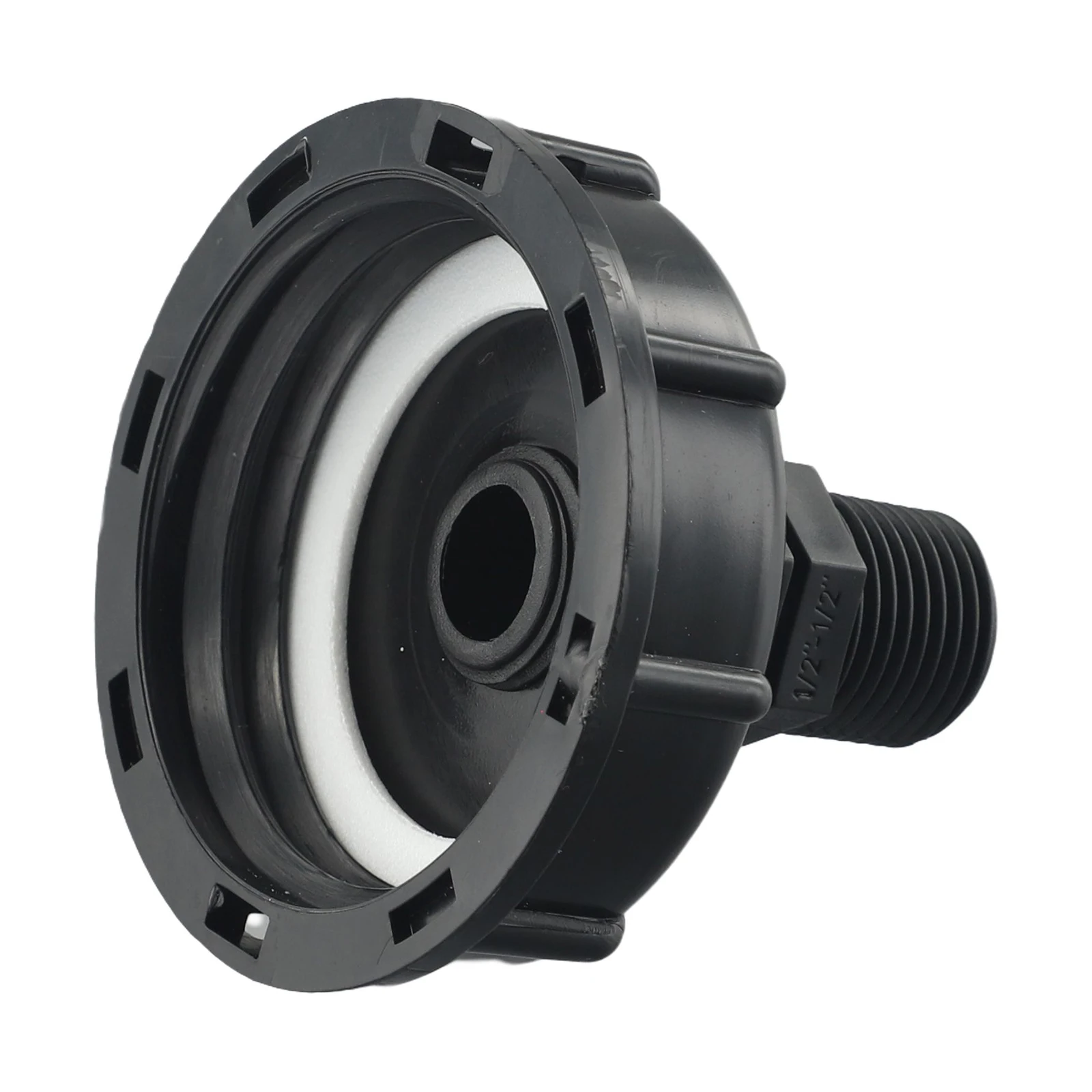 IBC Container Adapter S60x6 Cap with External Thread 1 Inch Lid for Use in Garden Agriculture and Industrial Settings