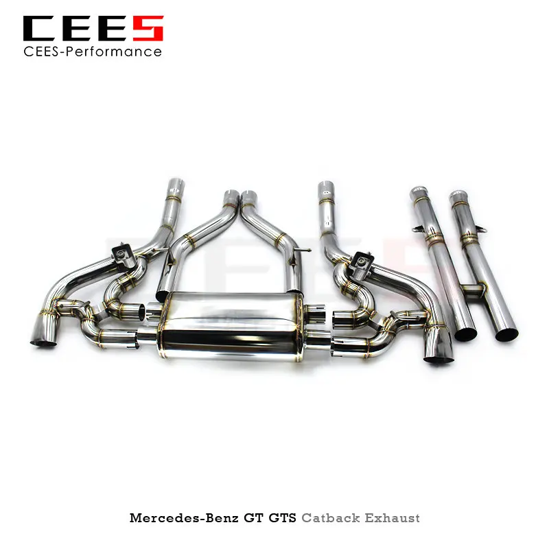 

CEES Catback Exhaust for Mercedes-Benz GT/GTS(C190) 4.0T 2017-2023 Tuning Performance Stainless Steel Escape Exhaust System