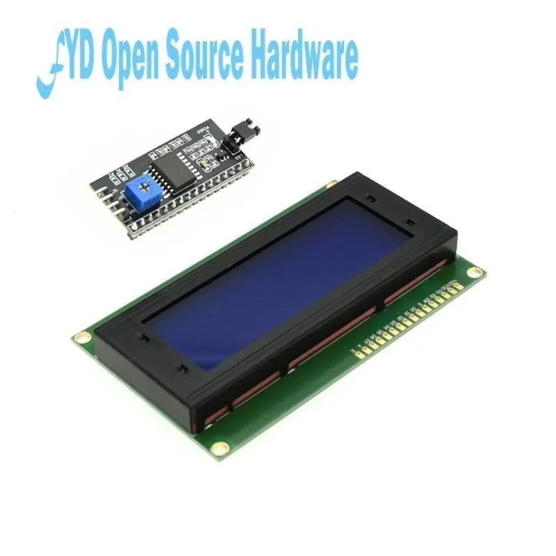 LCD Module 1602A / 2004A / 12864B LCD Display Module Blue Yellow-Green Screen Display IIC/I2C 5V for