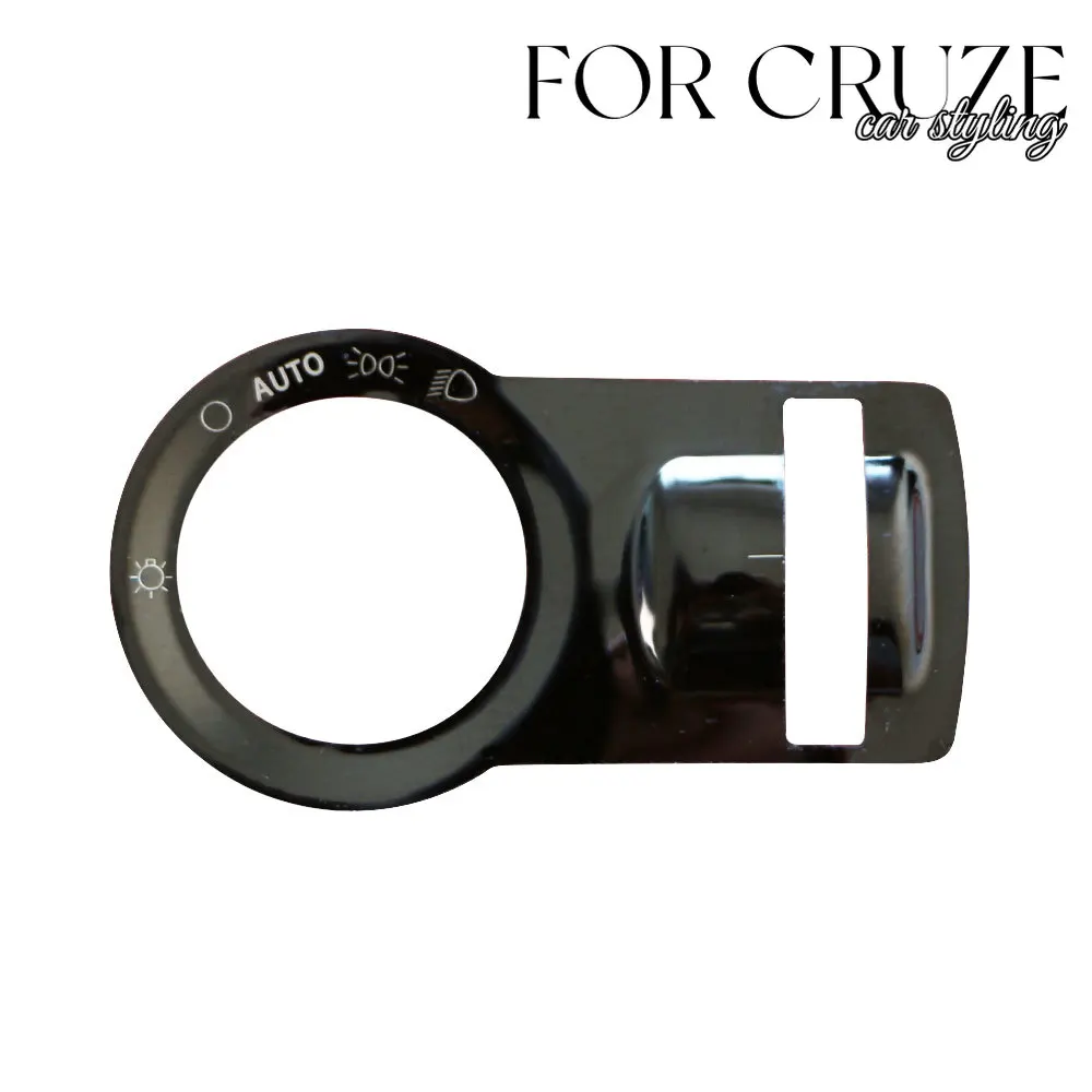Aluminum/Steel lamp headlight switch decoration sticker/ trim For Chevrolet Malibu Cruze Trax For Opel Mokka ASTRA J Insignia