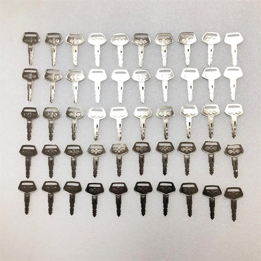 50PCS 787 Ignition Key for Komatsu Excavator Dozer Loader Heavy Equipment TR261434 Starter Switch Free Shipping