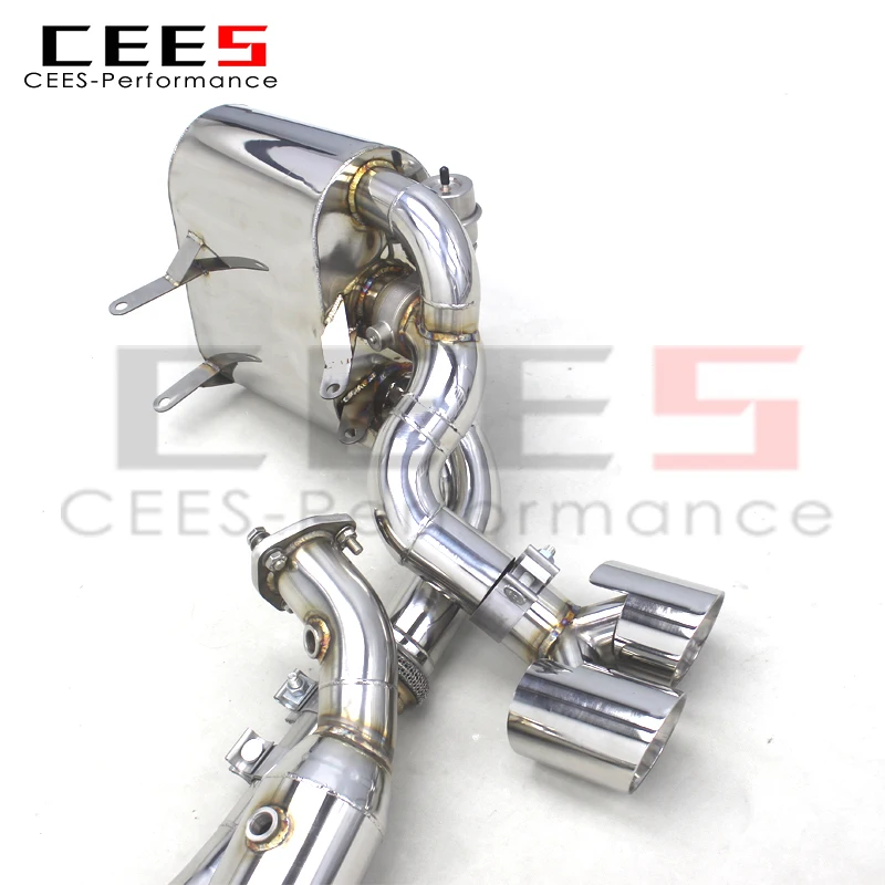 CEES Stainless Steel Sport Exhaust System Tuning Auto Parts For PORSCHE 911 997.1/997.2 Carrera 2004-2012 Catback muffler