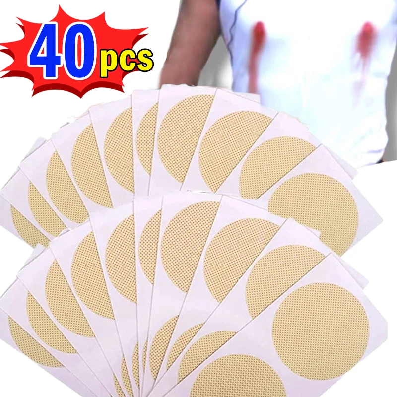 2-40Pcs Men Nipple Cover Tape Pasties Adhesive Stickers Bra Pad Women Invisible Breast Lift Bra Running Protect Nipples Chest