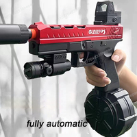 Fully automatic high-speed crystal bullet toy gun for boys parent-child communication interactive toy Christmas gift