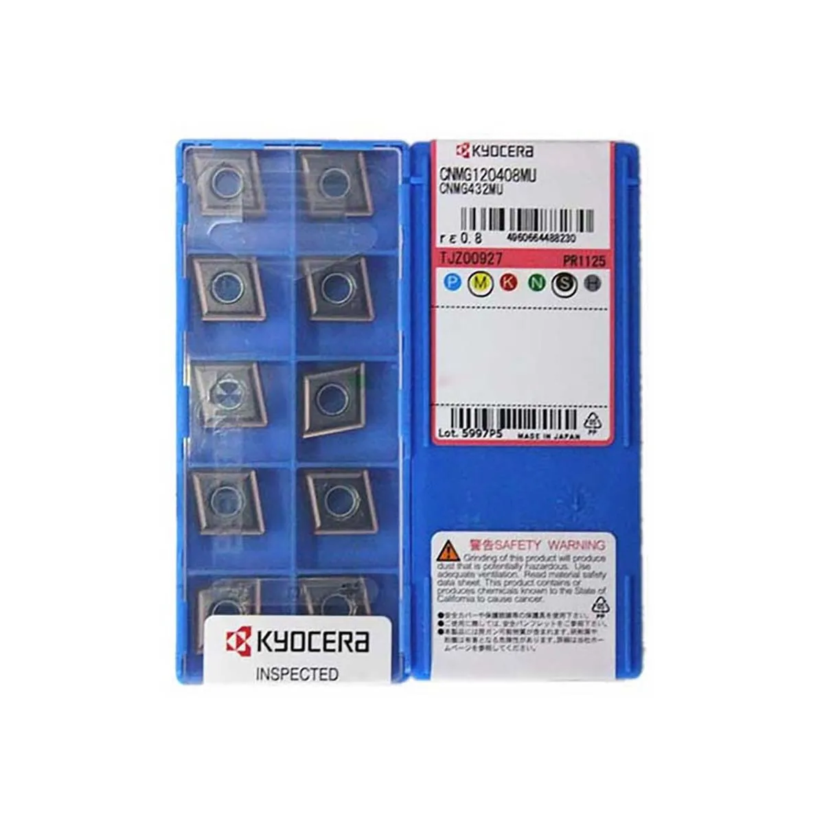 Kyocer a 100% Original CNMG CNMG120408PS CNMG120404MU CNMG120404HQ CNMG120404MQ PR1125 Turning Inserts