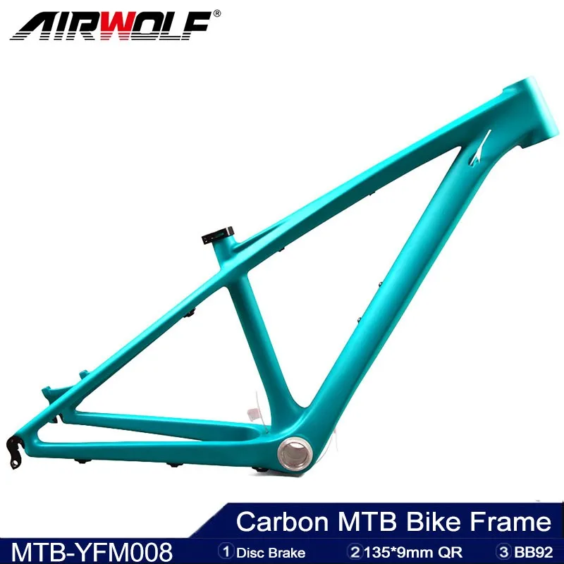 Carbon MTB Frame 26er Carbon Bike Frame 26 Mountain Carbon Bicycle Frame 135*9mm Disc Brake Bike Frameset 14inch