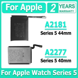 Bilashmart High Quality A2181 Battery Apple Watch Series 5 44mm Battery A2277 Apple watch Series 5 40mm + Free Tools