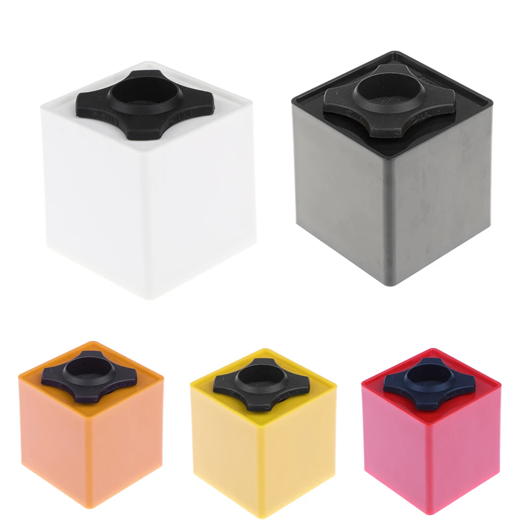 Square Microphone Station Flag ABS Material DIY Decoration Professional Mic Holder for Studio Floor Stand