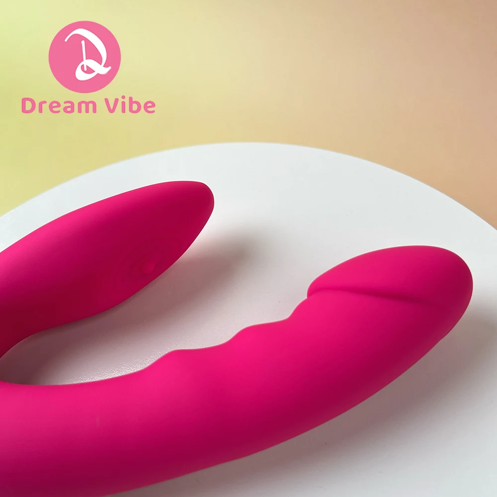 تويست الثنائي تدوير دسار هزاز البظر التنصت تحفيز اهتزازات قوية نهاية مزدوجة U شكل ألعاب جنسية هزازة ضد الماء النساء