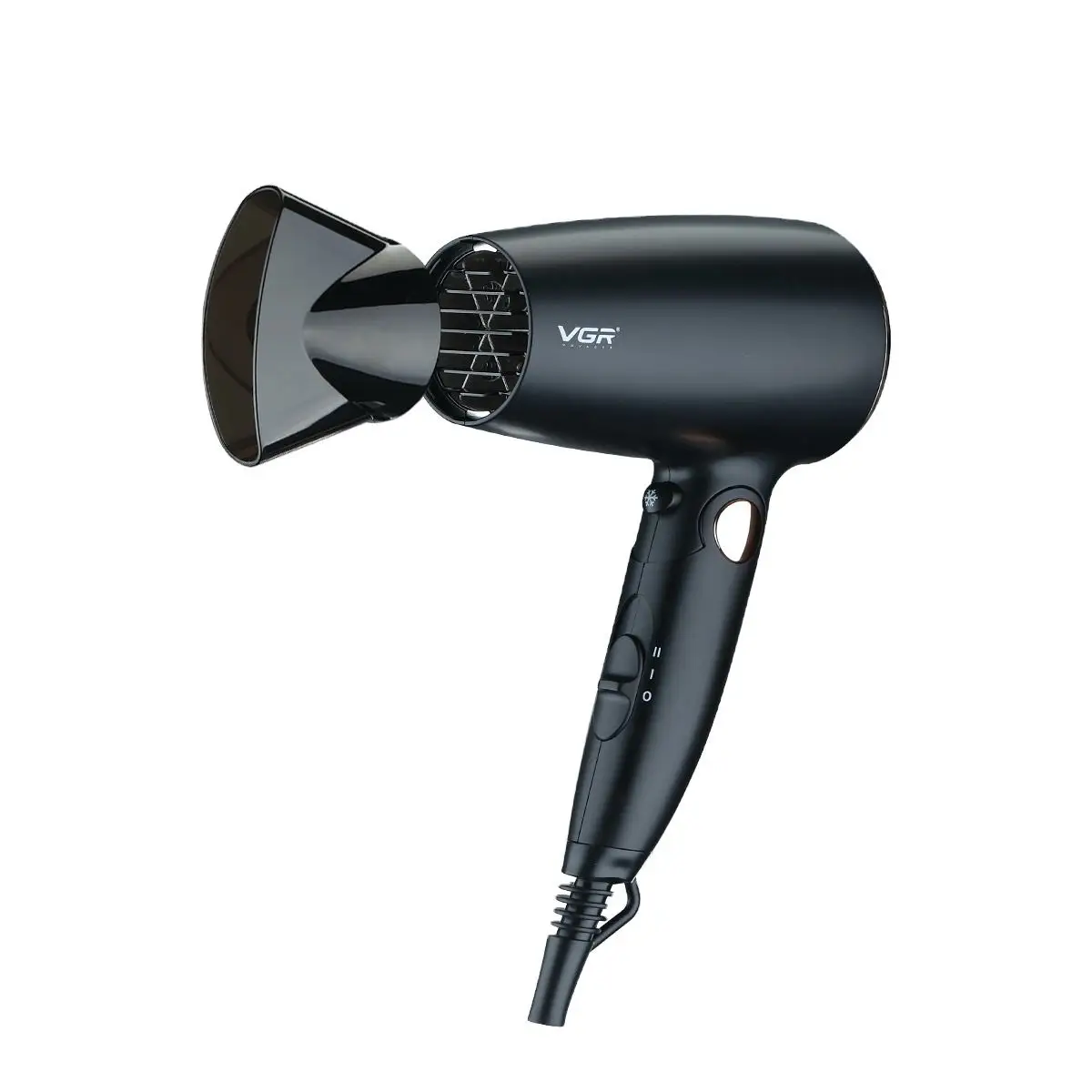 VGR Powerful Motor DC Mini Low Noise Professional Fast Dry Electric Travel Hair Blow Dryer with Foldable Handle