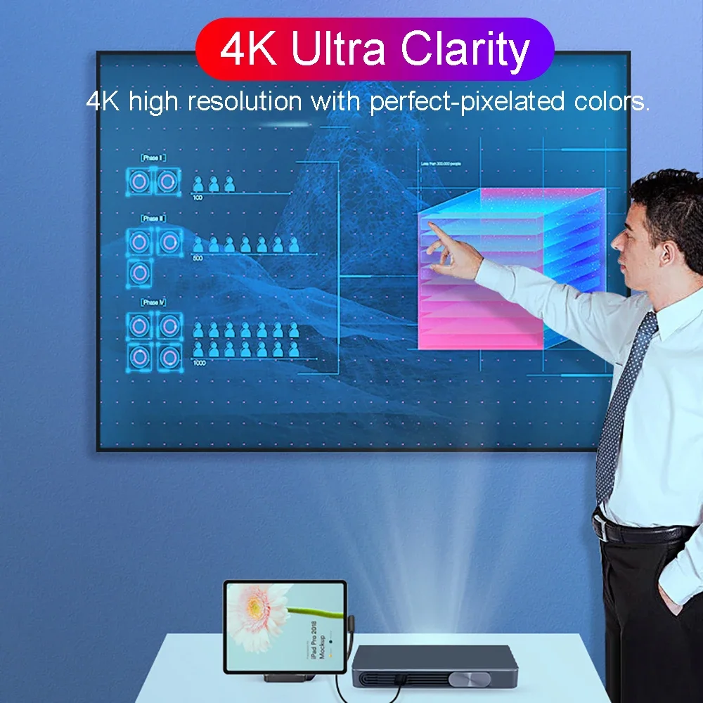8-in-1 브래킷 도킹 스테이션 USB C 허브 유형 C ~ 4K HDMI 어댑터 USB 분배기 USB 3.0 PC 노트북 Macbook Pro 용 5Gbps 허브 8-in-1 Bracket Docking Station USB C Hubs Type C to 4K HDMI Adapter