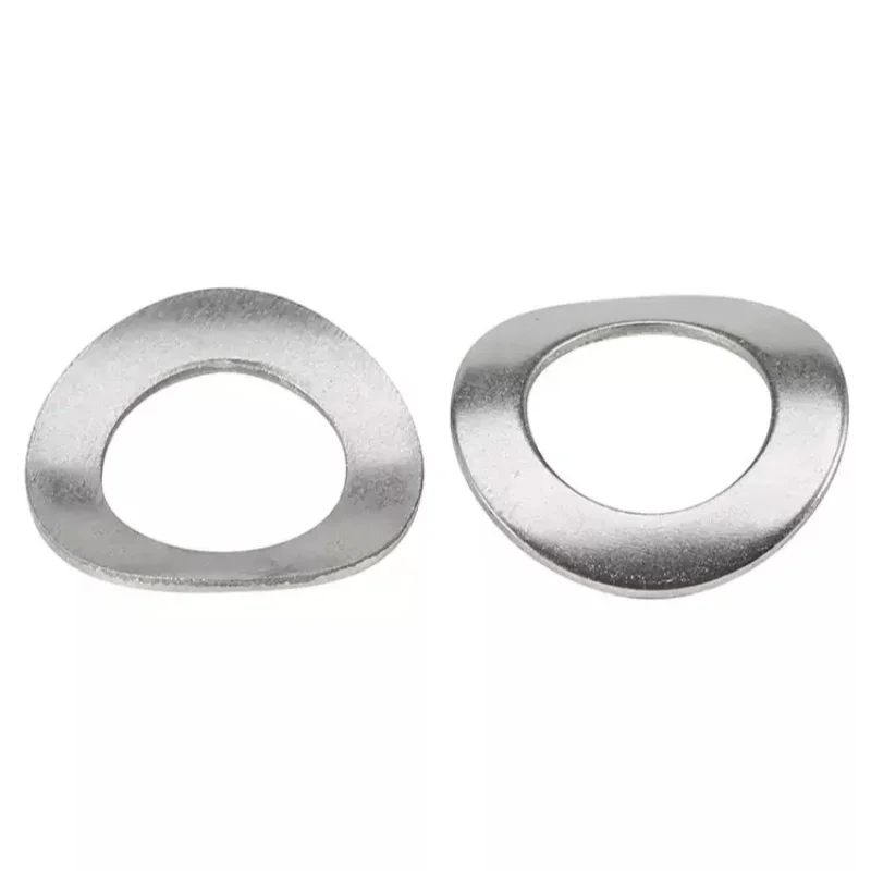 M1.7 M2 M2.5 M3 M4 M5 M6 M8 M10 304 الفولاذ المقاوم للصدأ منحني غسالات موجة الربيع غسالة #6