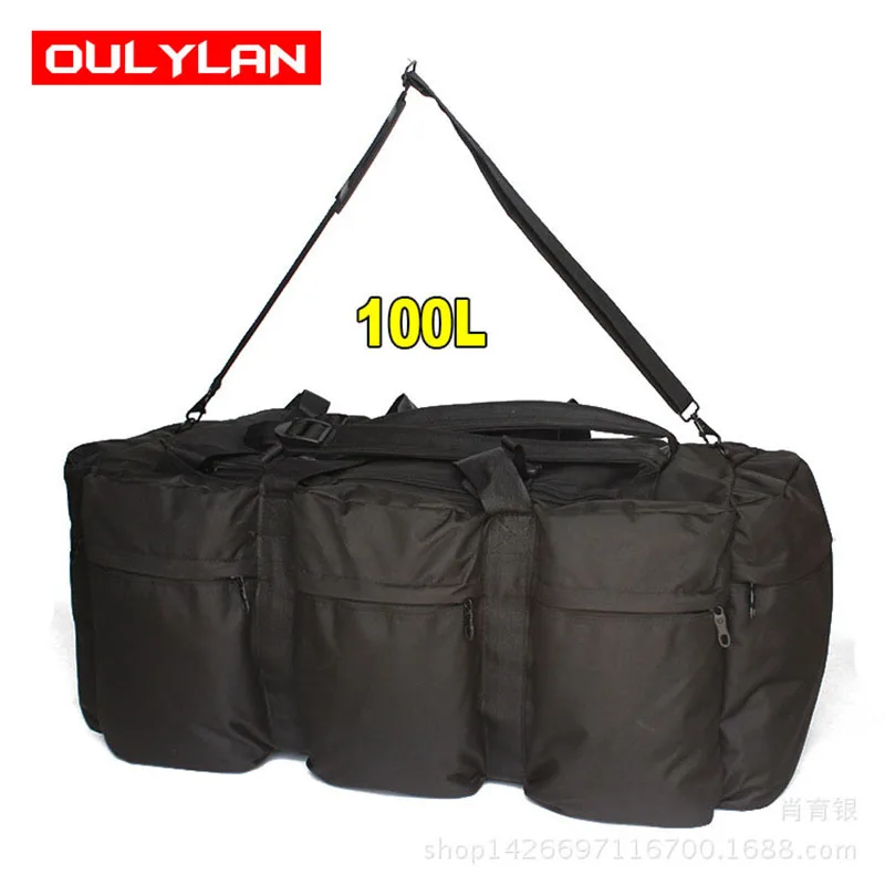 Super Large Capacity 100L Backpack Men Outdoor Waterproof Camping Storage Bag Tent Canopy Travel Bag Handbag