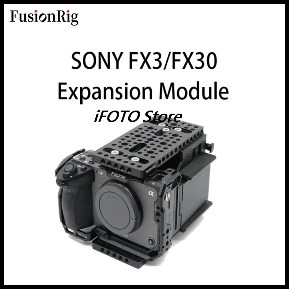 FusionRig For Sony FX3/FX30 Camera Cage Expansion Module cineback