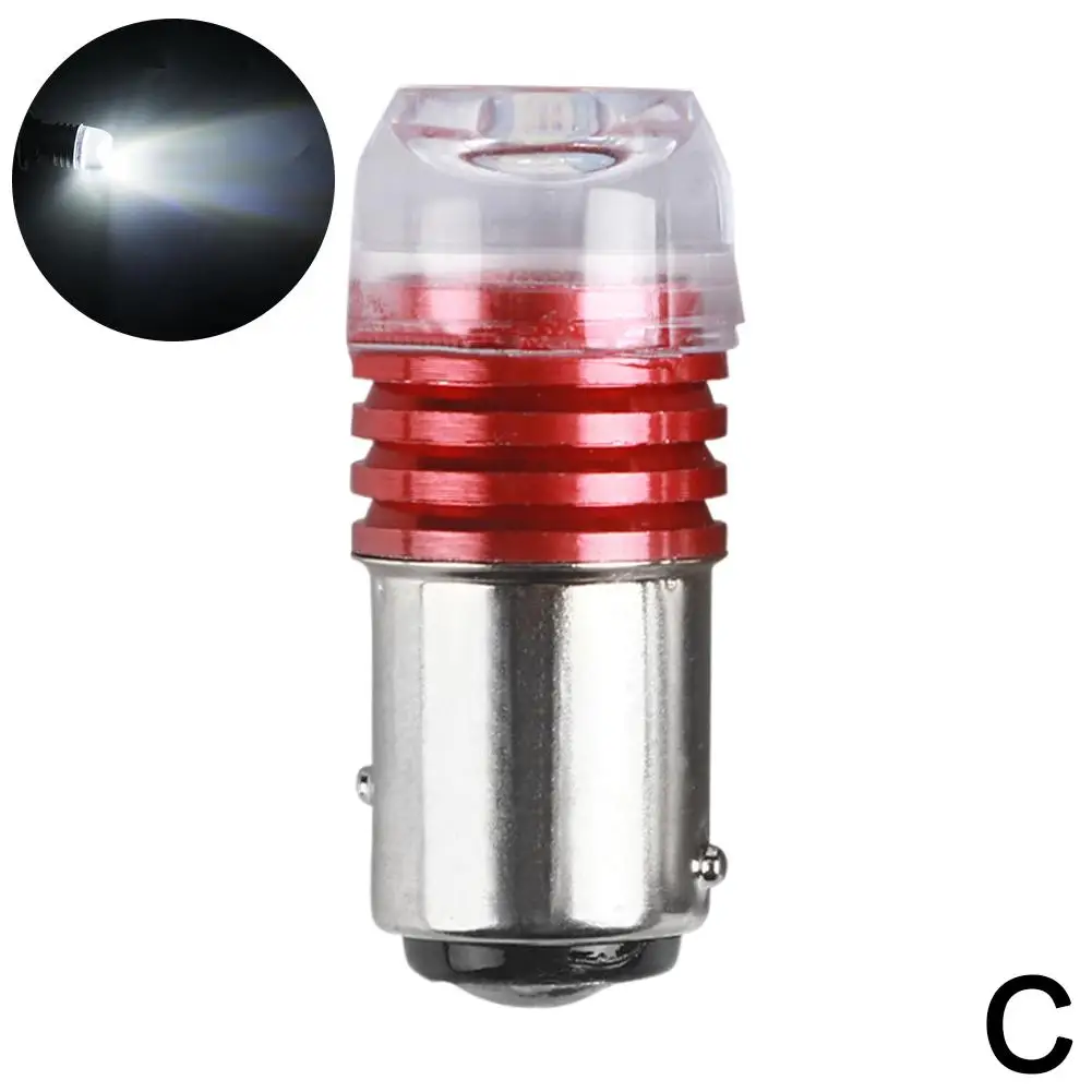 Luz estroboscópica roja para estacionamiento de coche, Bombilla de freno de marcha atrás, señal intermitente, 156 Ba15s 1157 Bay15d, 5730, 12v, M2s4