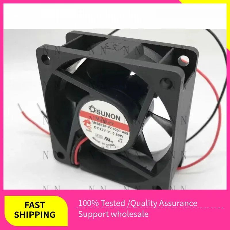 

GGT НОВЫЙ ДЛЯ SUNON MB60251V2-000C-A99 DC12V 6025 Охлаждающий вентилятор