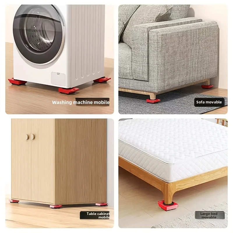 Multipurpose Furniture Mover Heavy Duty Rollers For Effortless Moving & Lifting Transport Tool Mover Roller Wheel