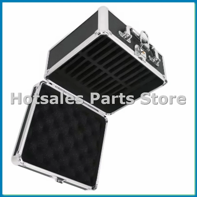 

2.5inch Hard Drive Storage Box Convenient Handle 20 Bays Hard Drive Case Aluminum Alloy Security Lock Double for Home-A57M