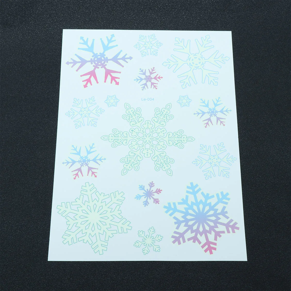 3 pçs que brilha no escuro tatuagens flocos de neve de natal adesivos temporários para crianças arte corporal fontes de festa decorações divertidas luminosas