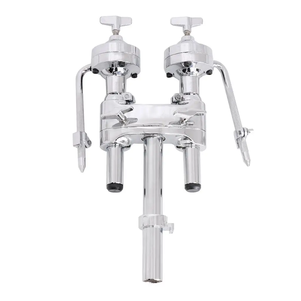 Metal Double Tom Holder Mount Stand for Drum Set Accessories