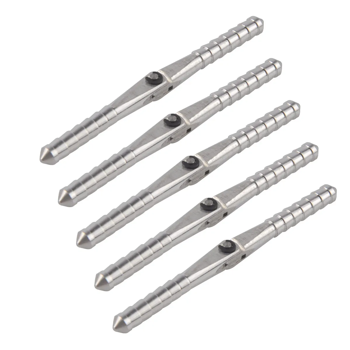 FLT 5Pcs 68mm 4.5mm Metal Needle Hinge Folding Pins For RC Fixed Wing Plane Wing Fuselage Connection Model DIY Parts