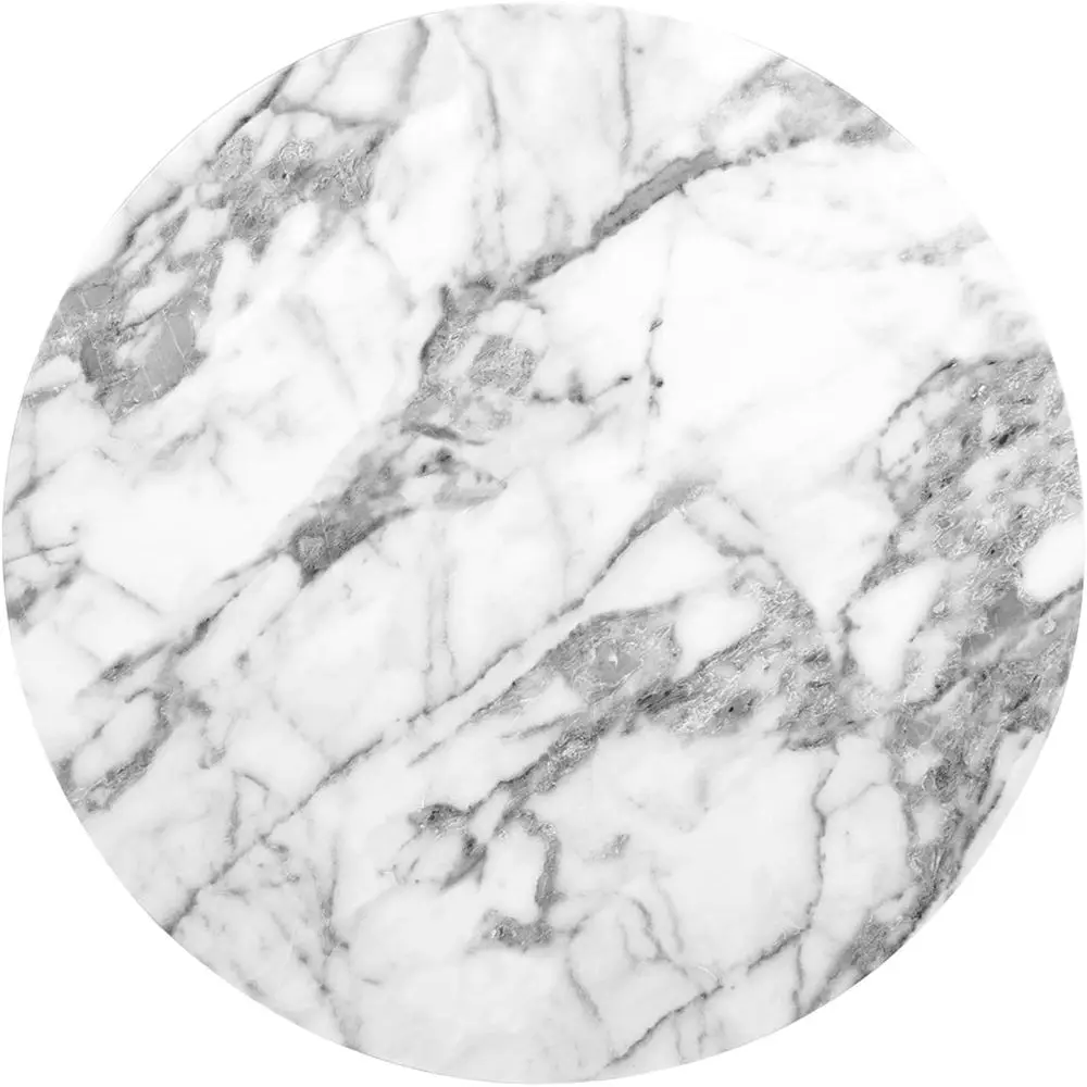 Set van 4 witte draaibare bartafels met verstelbare hoogte voor thuis- en keukengebruik