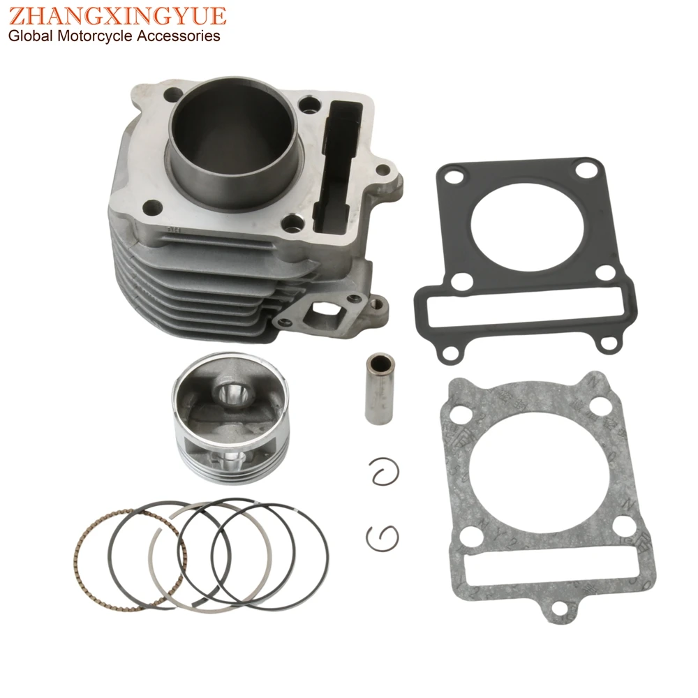 Scooter 51.5mm Cylinder Kit & Piston For Yamaha XC125 Cygnus125 1997-1999 Cygnus R 125cc 4T 2000-2003 Vino125 2V 4CW-E1310-10