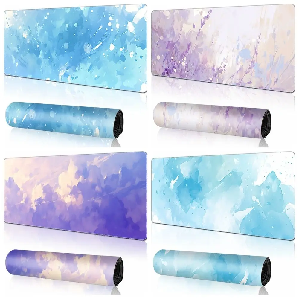 

Modern Rubber Mouse Pad Stitched Edge Non-slip Computer Laptop Mat Waterproof 80*30cm Large Mousepad Home Office