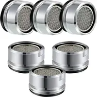 Brass Water Saving Faucet Tap Aerator with Replaceable Filter Mixed Nozzle 24mm Thread - Bathroom Faucet Bubbler Replacement