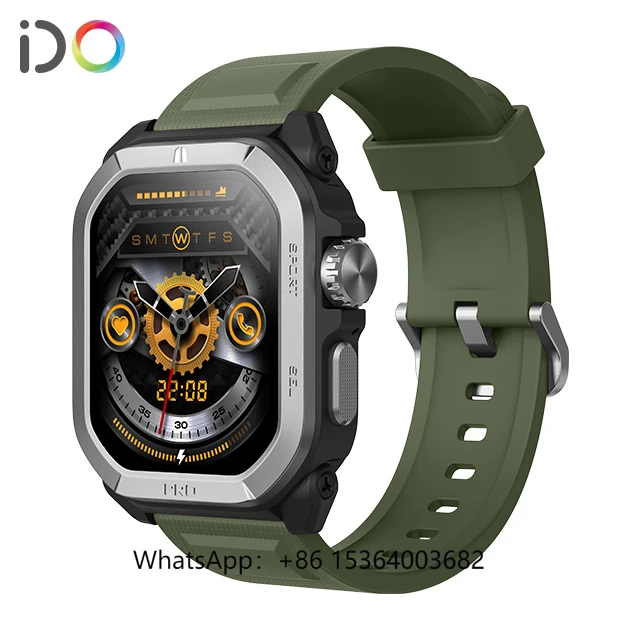 

TJXL-BT Call Phone GPS Compass Smart Watch for Outdoor Sports TFT Screen Fitness Tracker for Camping Mountain Climbing-Multi Wat