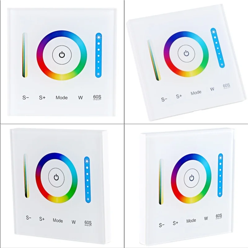 Touch Panel LED Controller For RGB/RGBw RGB+CCT Color Changing Strip Light