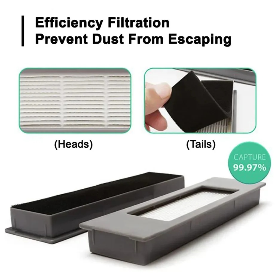 For Ecovacs Deebot OZMO 920 950 T5 Vacuum Cleaner Accessories HEPA Filter Main/Side Brush Water Tank Mop Cloth Spare Parts