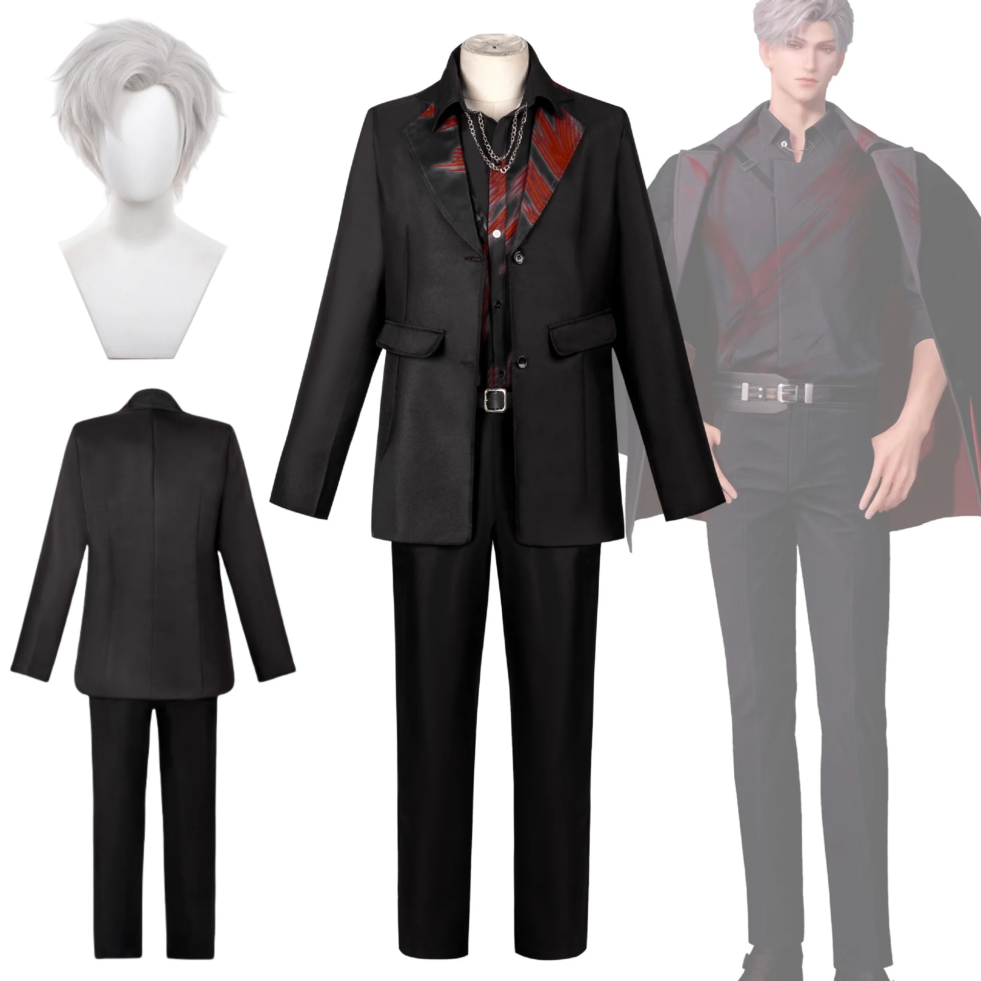 

Sylus Cosplay Game Love and Deepspace Costume Wig