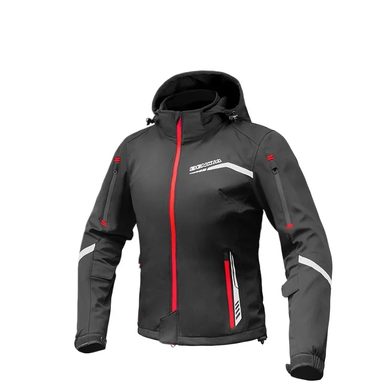 BENKIA Motorcycle Jacket Women's Autumn and Winter Drop-proof Waterproof Clothing Breathable and Wear-resistant Racing Jacket