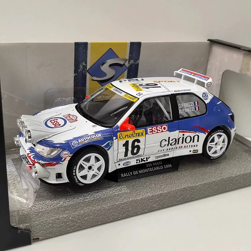 Solido Scala 1/18 306 MAXI 1998 # Collezione statica di modello di auto in lega 16, regali di festa decorati, giocattoli, regalo souvenir