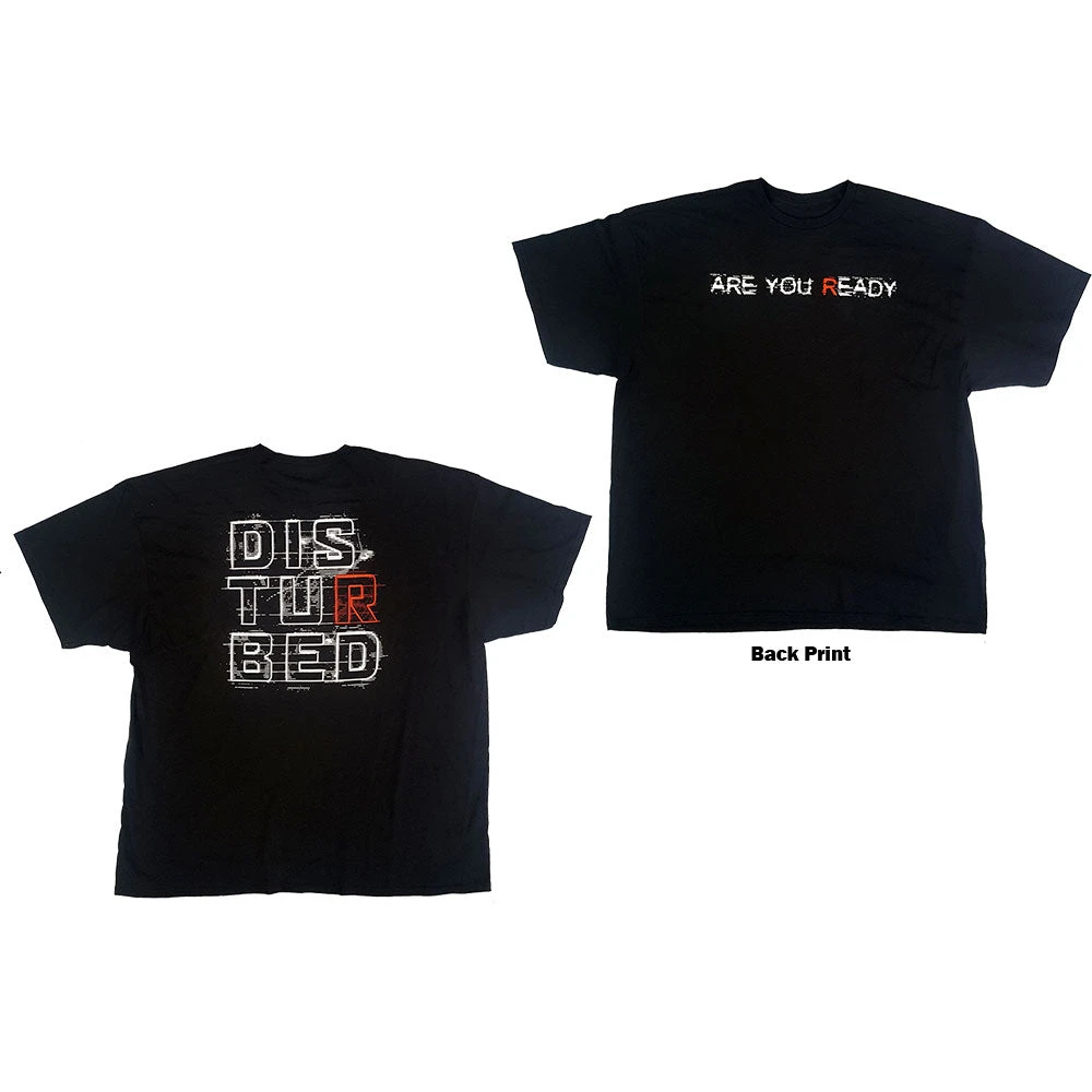 Asylum Disturbed Band T-Shirt Baumwolle Grafik-T-Shirt Herren Damen Sommer Streetwear – Detail 7