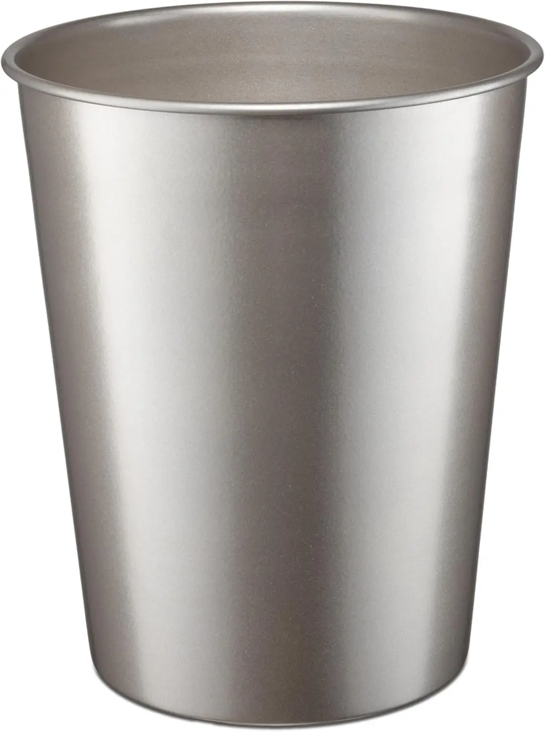 

Metal Bathroom Trash Can - Handcrafted, Durable Small Waste Basket for Bedroom, Office & Dorm